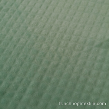 Tissu de flanelle de coupe double face 100% polyester